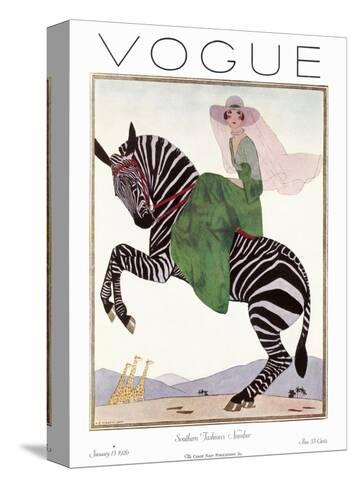 Vogue Watercolour Magazine Cover Series Movie Poster Canvas Premium Quality
